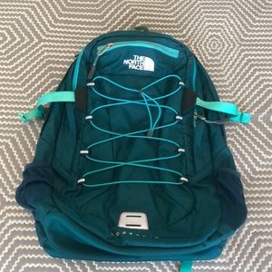The North Face Teal Borealis Backpack